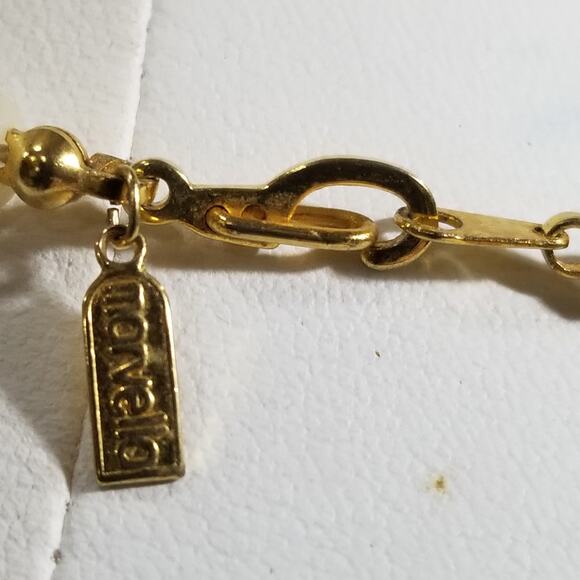 Marvella Pat 537985 twisted small faux pearl necklace 1.1691 - Picture 10 of 11